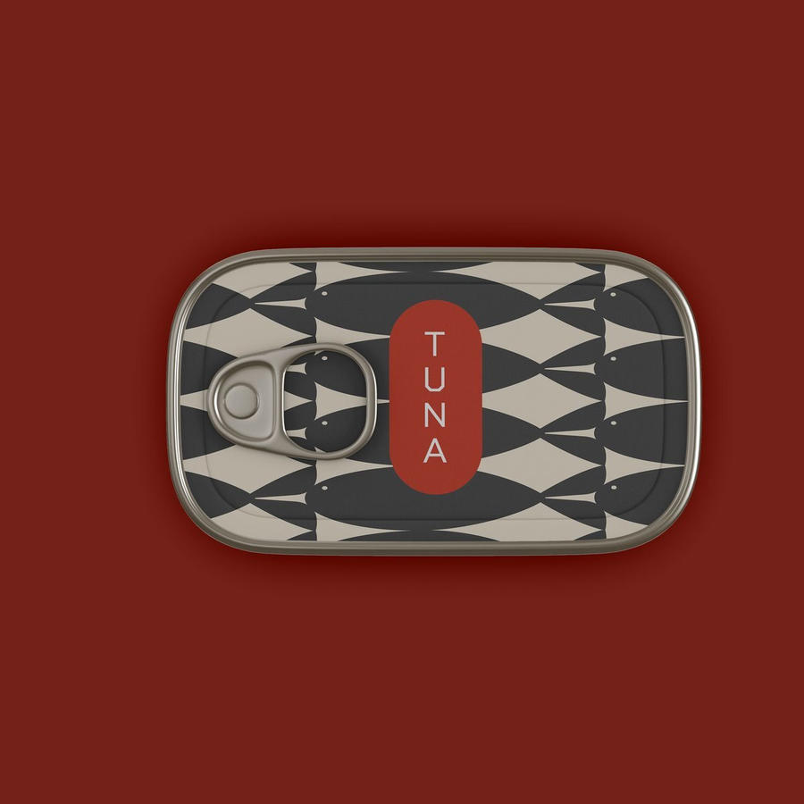 金枪鱼罐头包装样机