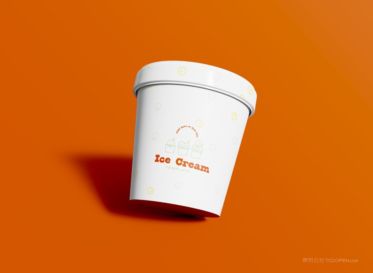 【1927期】冰淇淋包装桶样机 (2)