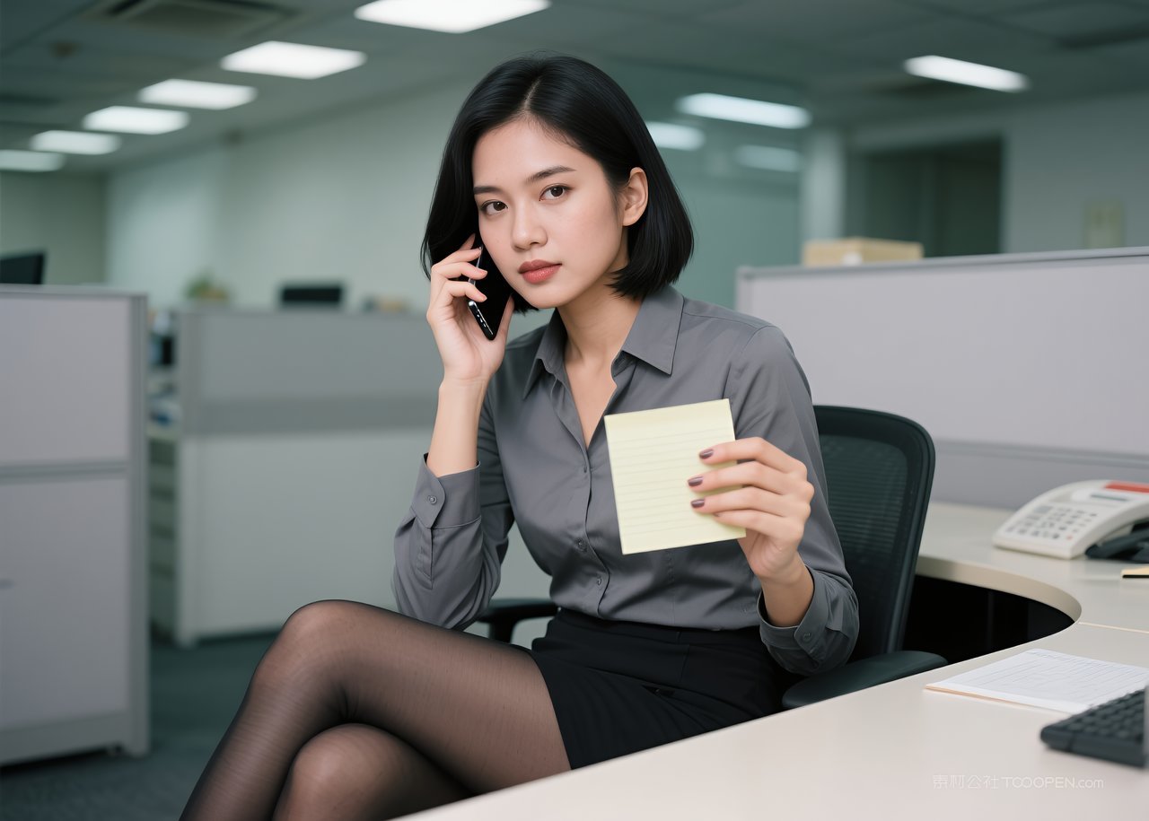 性感女性丝袜美女美腿写真短裙职业模特