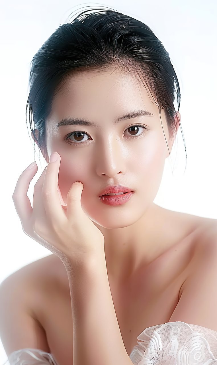 清纯青年时尚美女个性美白女性护肤