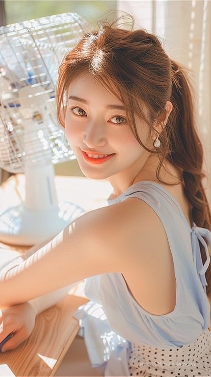 模特女性写真清纯美女少女年轻甜美