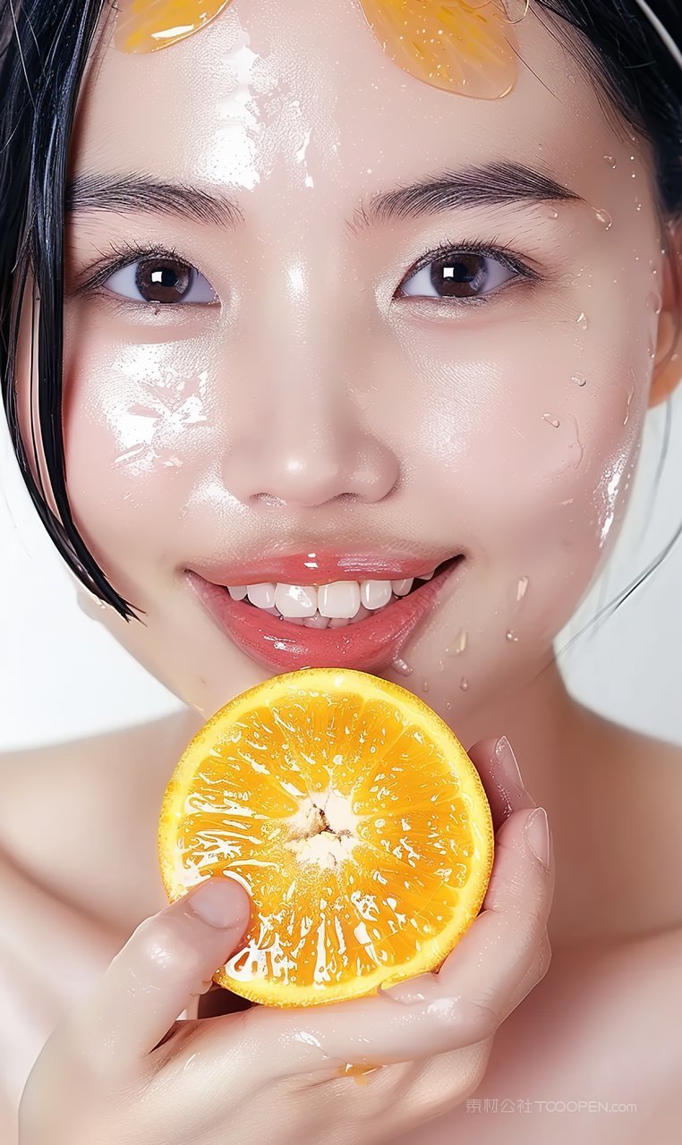 时尚魅力少女活力清纯青春女性