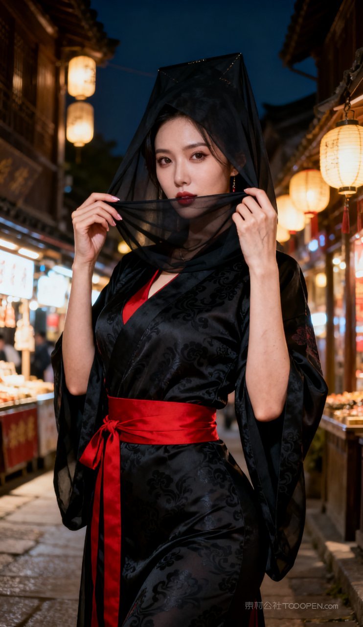 性感女性汉服古风丰腴美艳美女