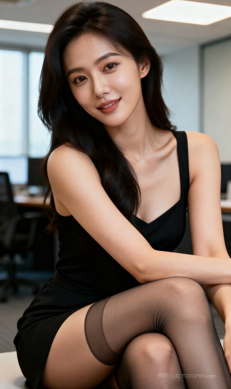 性感丝袜美女长腿短裙气质女性高雅