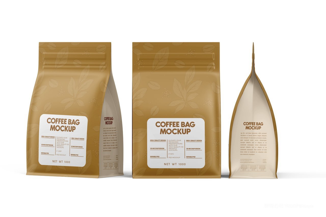 咖啡袋包装样机