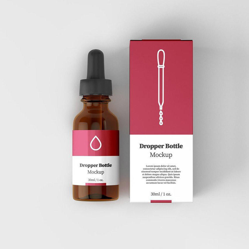 滴管瓶包装样机