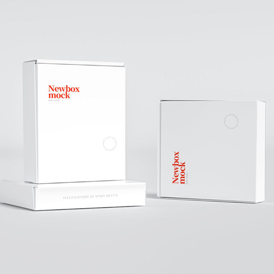 简约包装盒样机