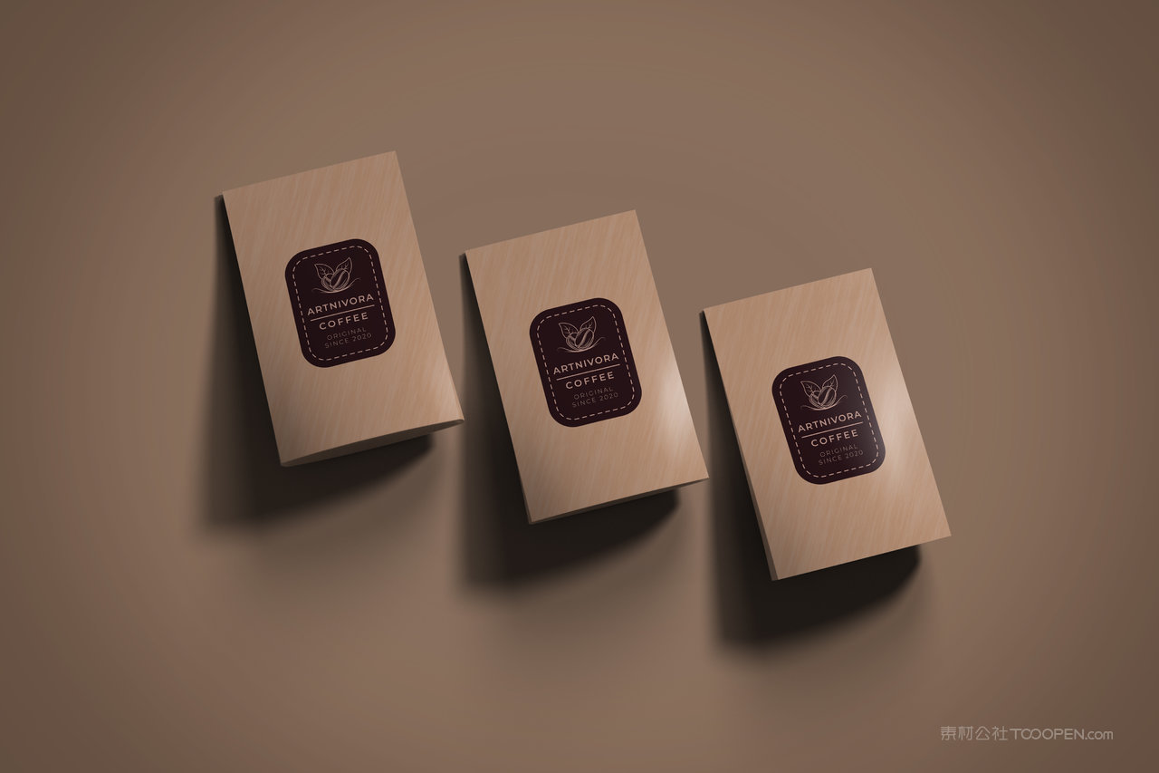 咖啡豆站立袋包装样机