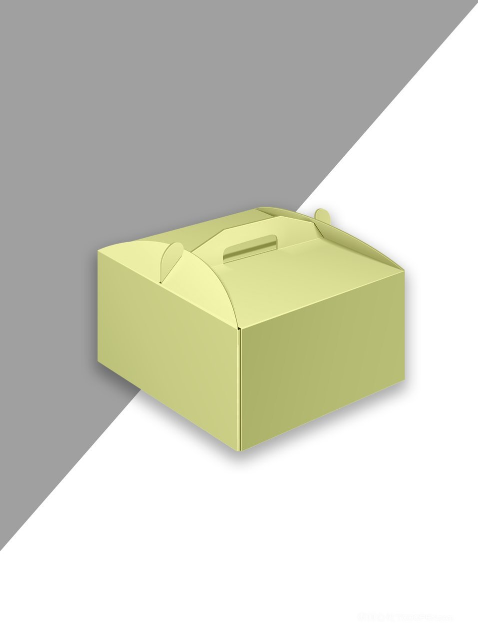 手提礼盒包装样机素材