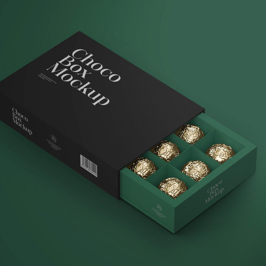 巧克力礼品包装盒样机