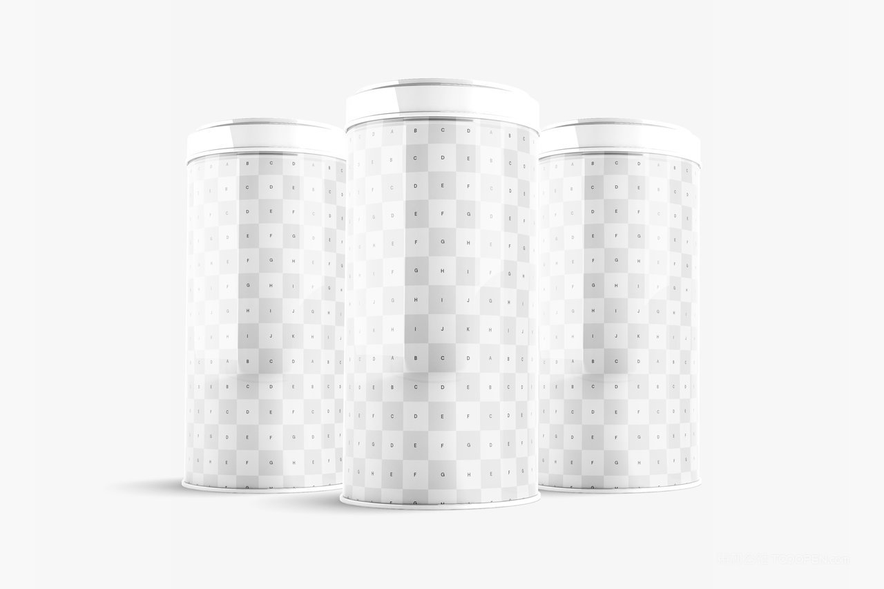 卡套罐子包装样机