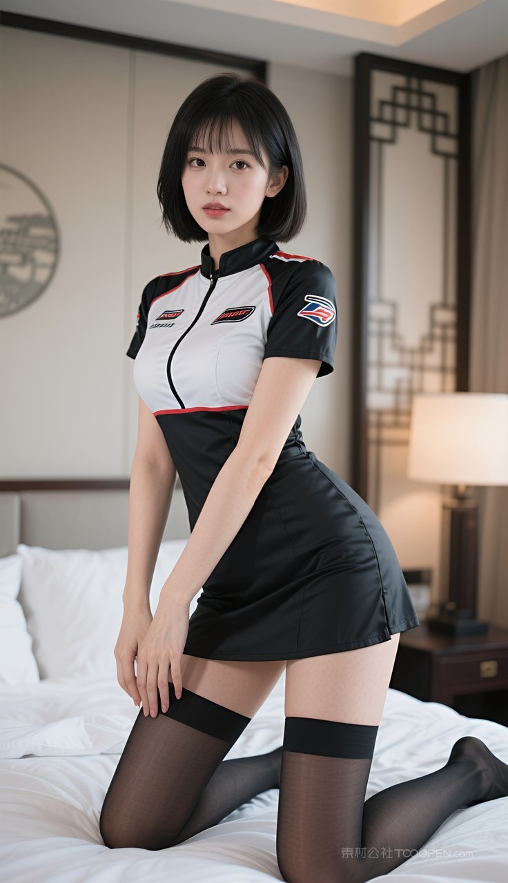 丝袜短裙美女少女长腿模特制服美腿
