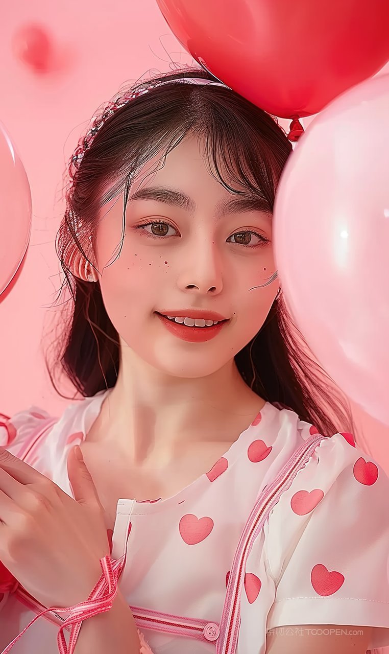 美女优美清纯美容魅力彩妆时尚