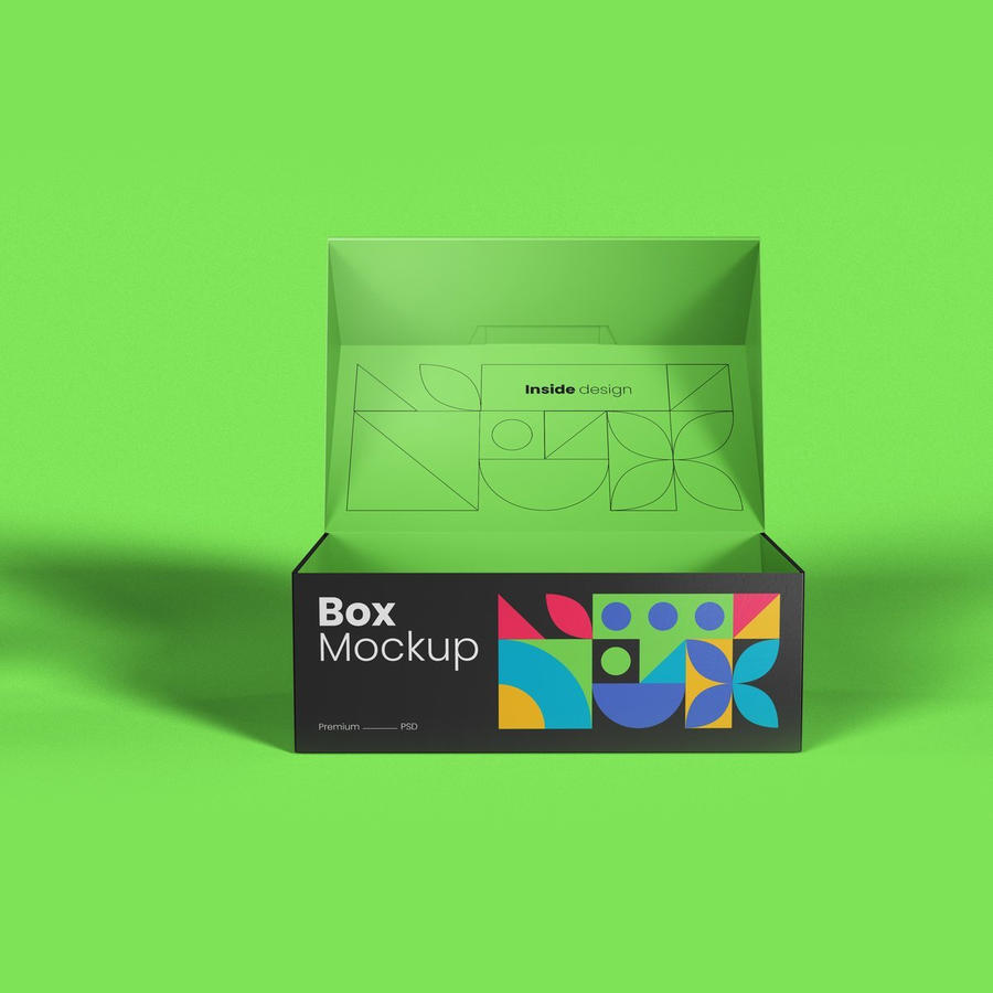 产品包装盒包装样机