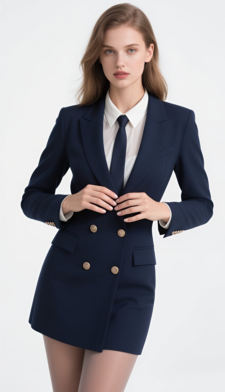 欧美模特短裙丝袜美女性感美腿迷人