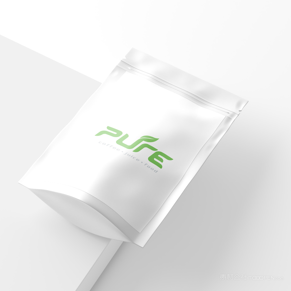 包装样机食品自封袋包装贴图样机