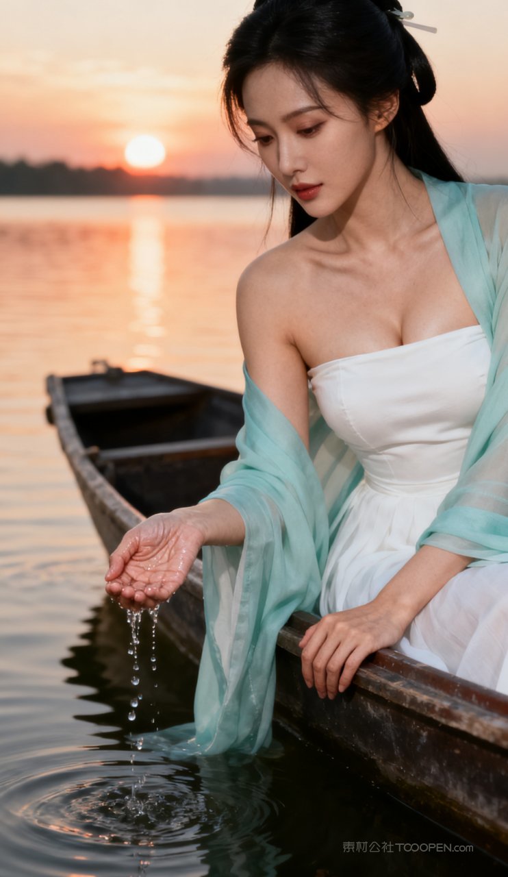 美女汉服美艳古风性感少女大胸妩媚