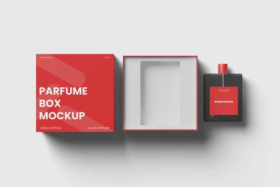 香水盒包装样机