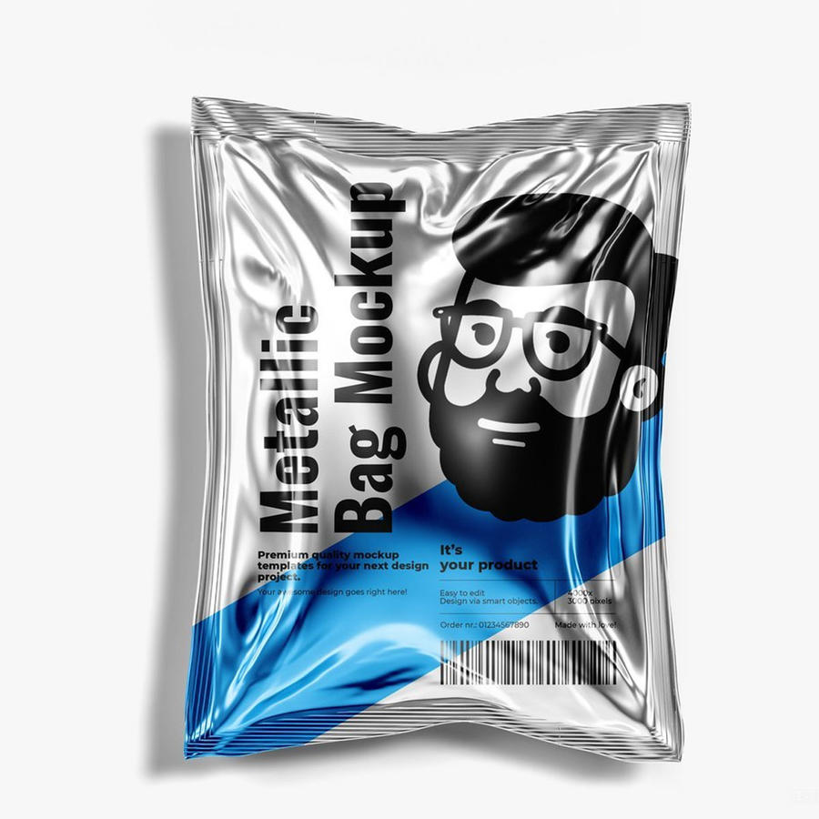 金属袋包装样机