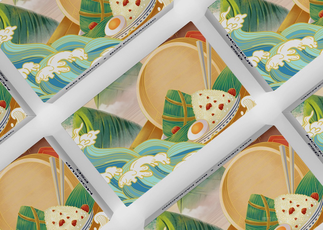 端午节包装样机素材