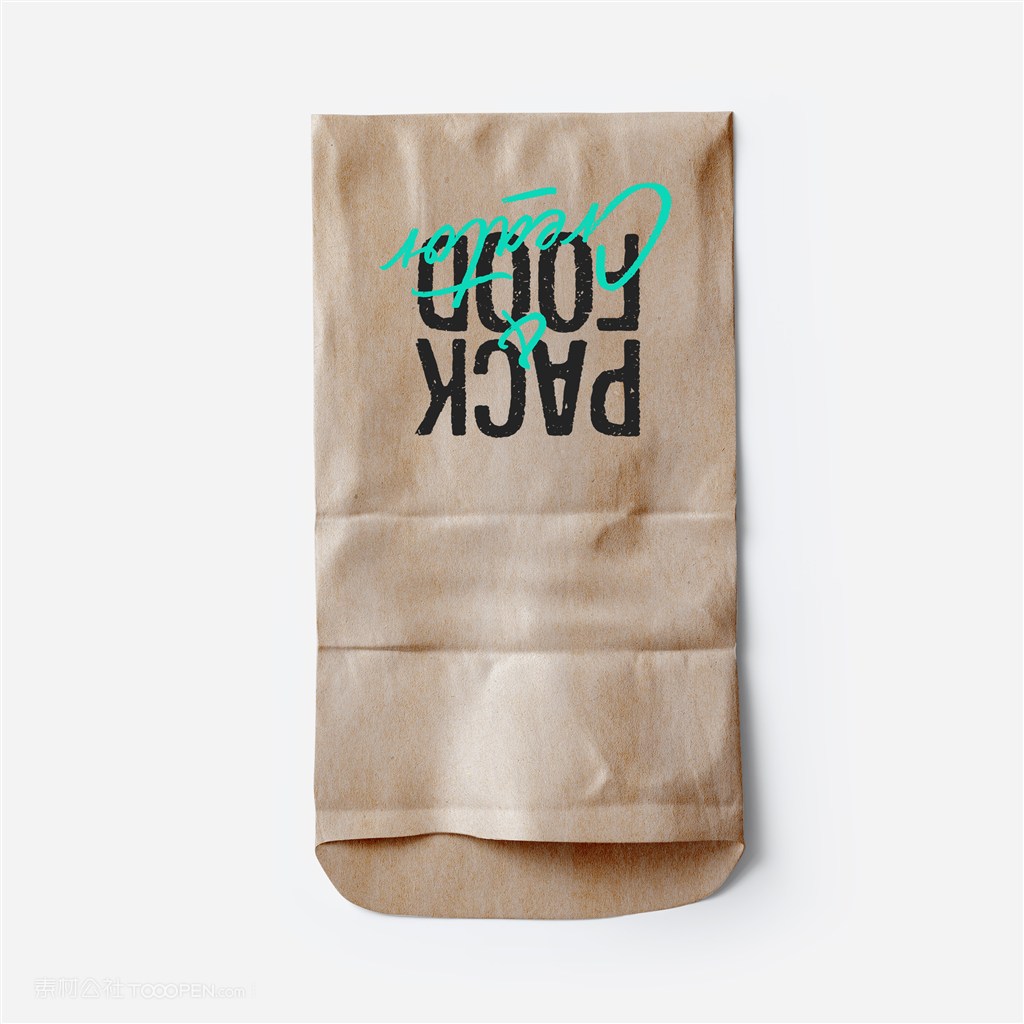 牛皮纸食品包装袋样机