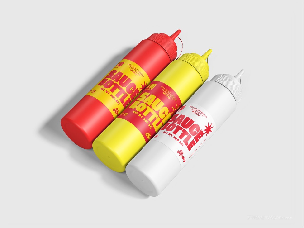 番茄酱酱料瓶样机