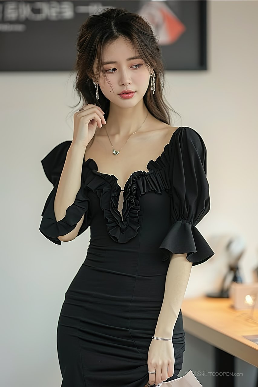 模特少女服装美女时尚青春