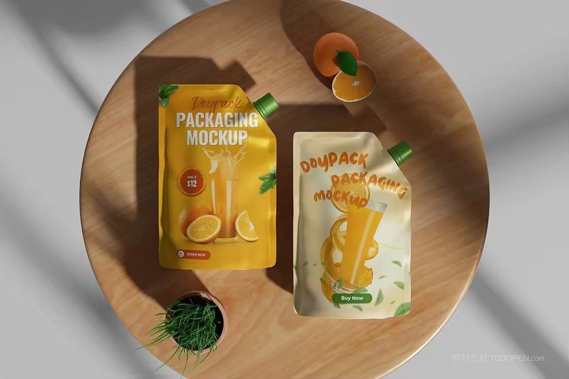 吸嘴饮料袋包装样机