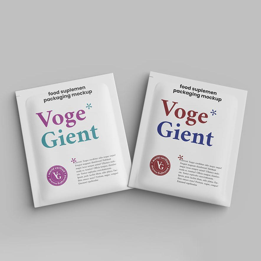 小袋白糖包装样机