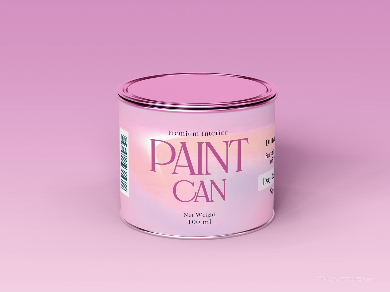 金属漆锡罐品牌样机