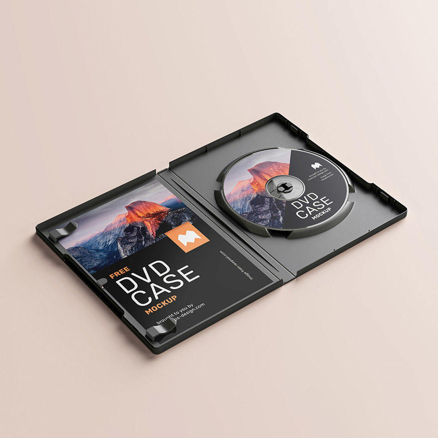 精美dvd包装盒样机