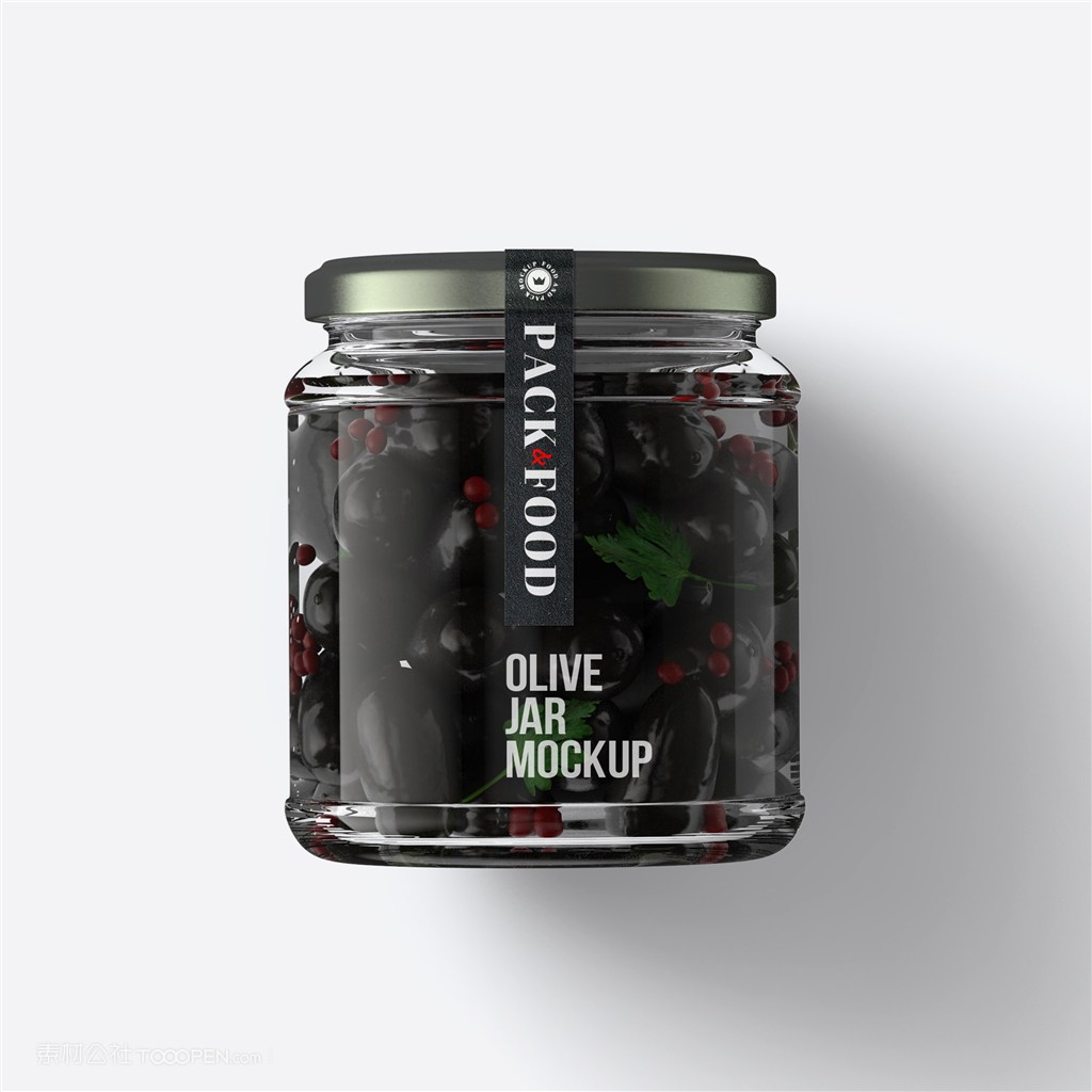 玻璃瓶罐头瓶果酱瓶橄榄罐包装样机