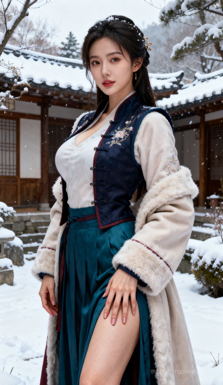 摄影女性美艳丰腴汉服美女性感古风