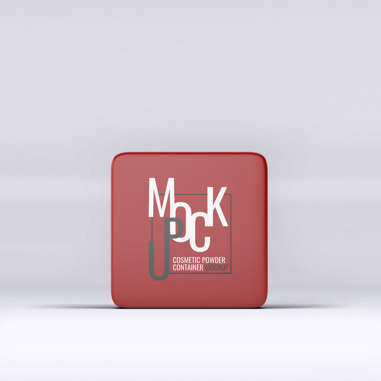 化妆品粉盒样机