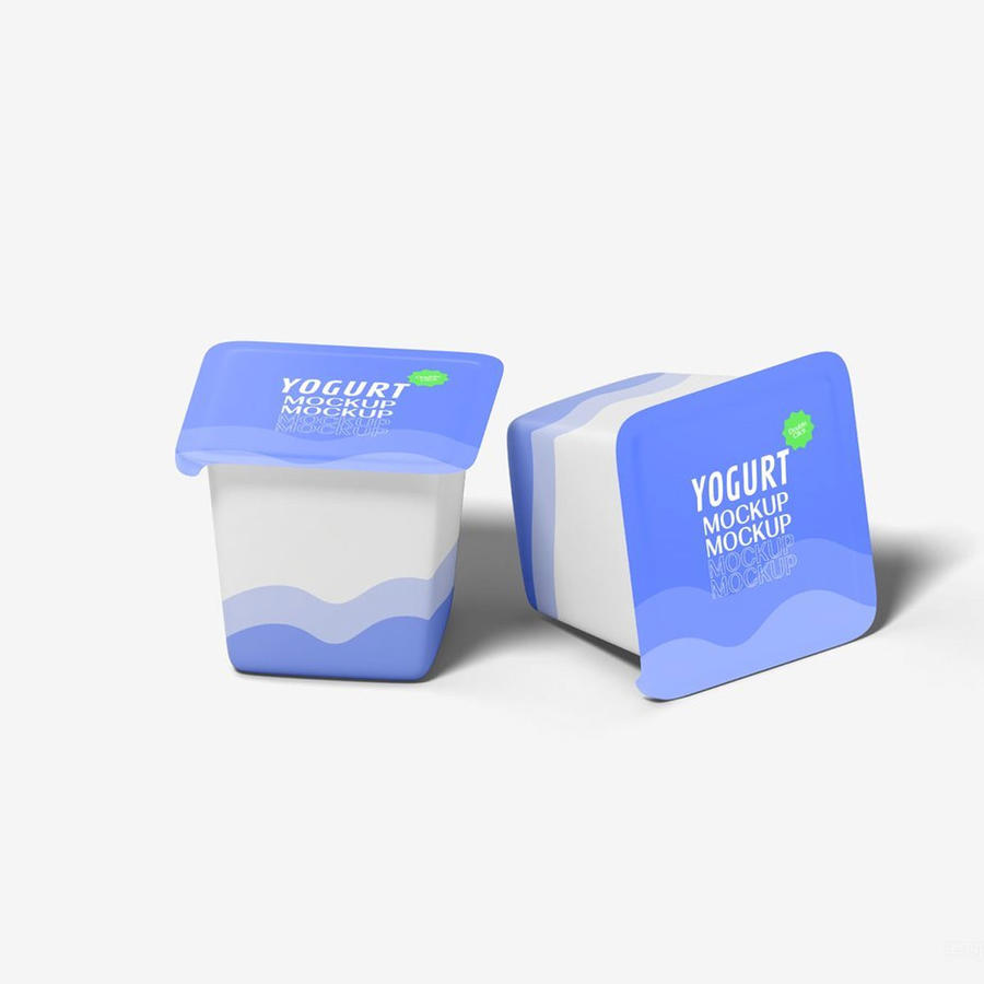 酸奶杯包装样机