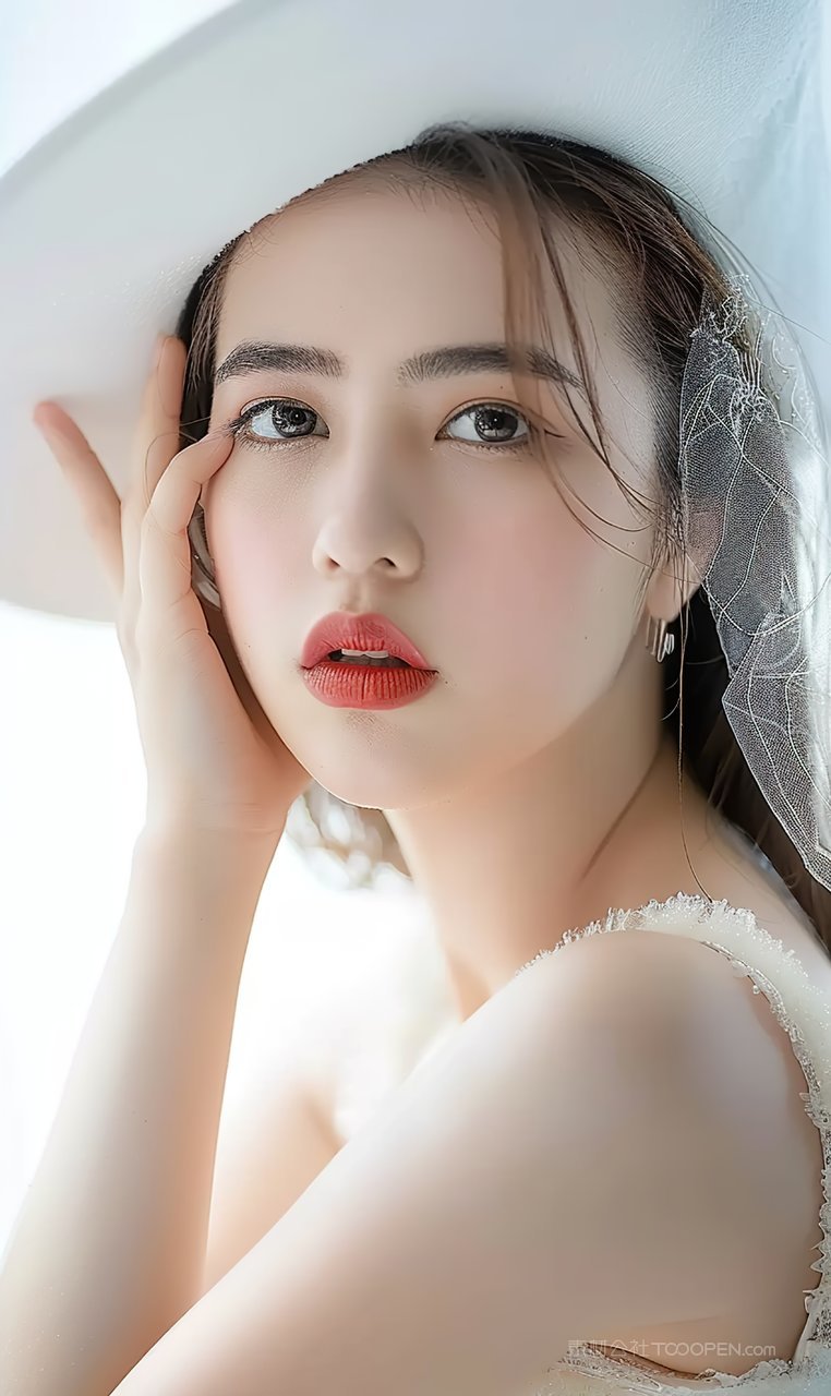 气质美容活力青春美女盛装女性彩妆