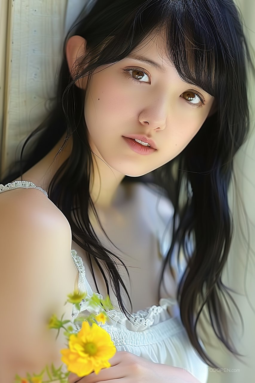 青春年轻清纯美容女性美女时尚优美魅力彩妆