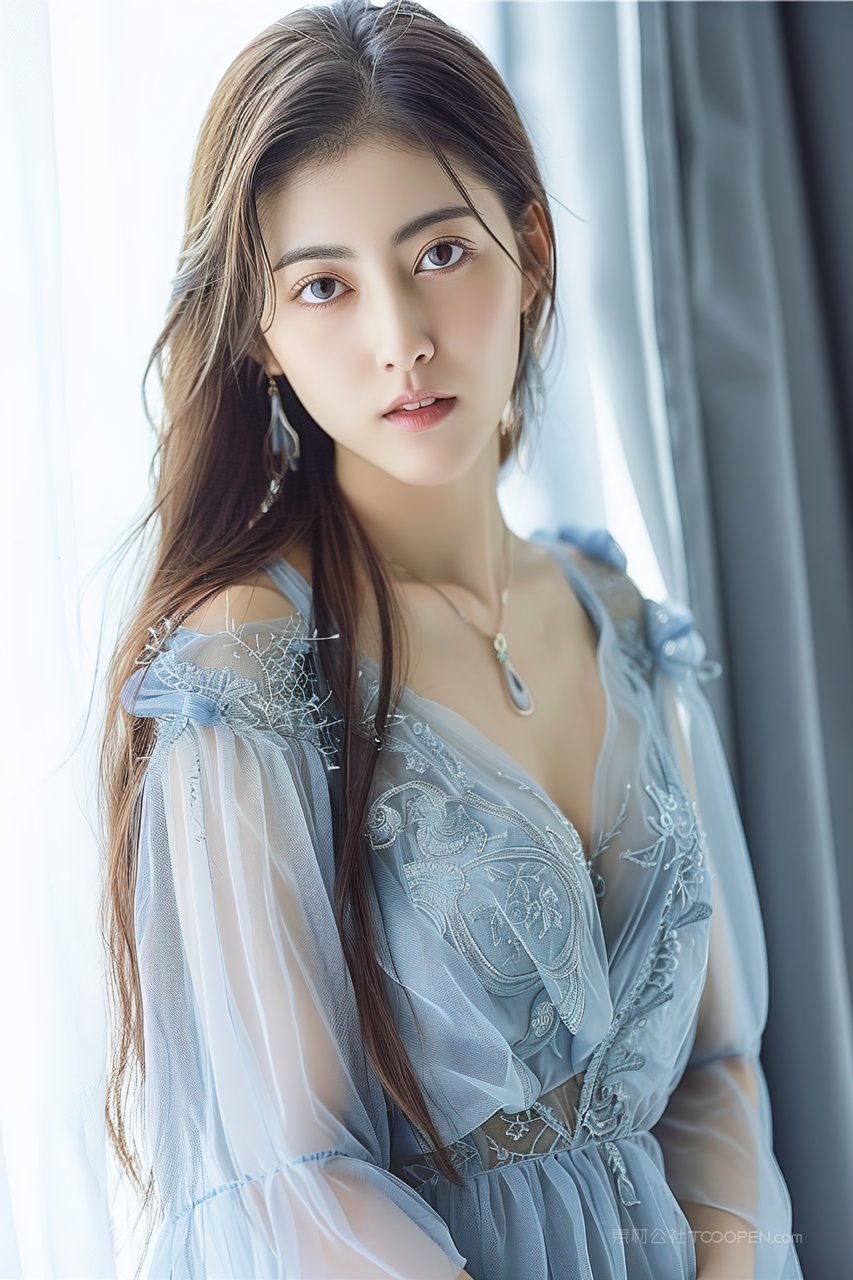 彩妆优美年轻女性优雅美女青春活力美容少女