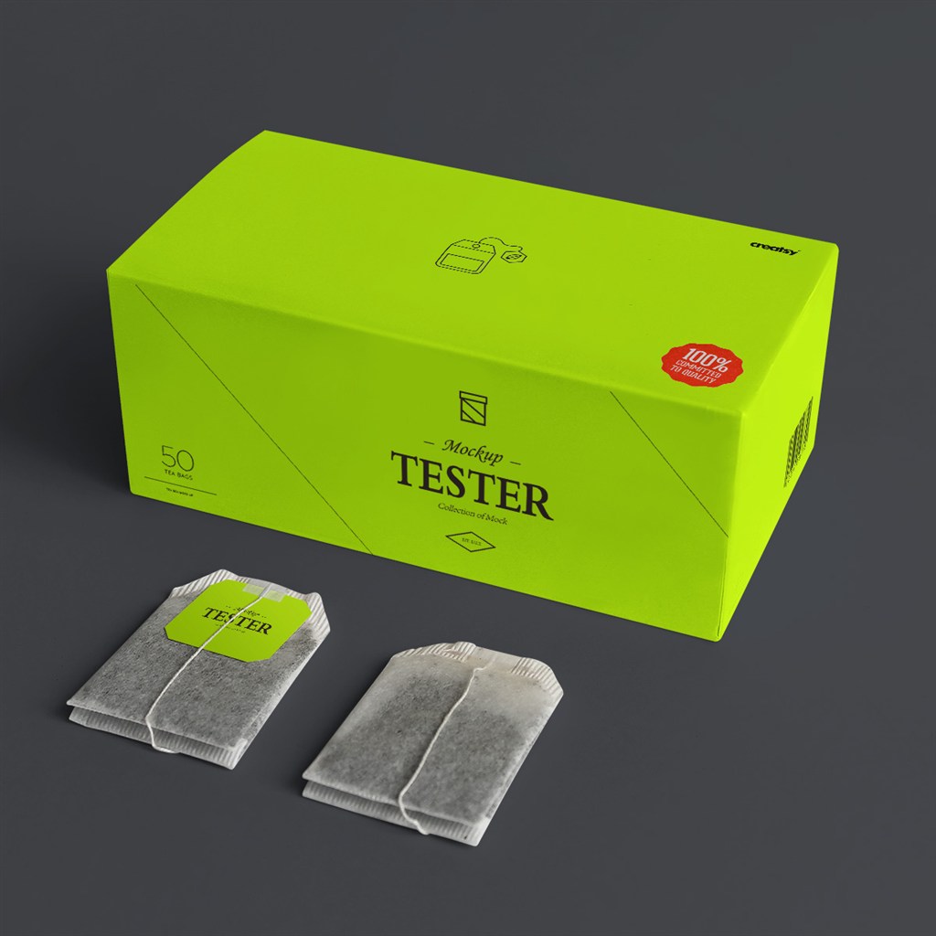 茶叶包装盒吊牌样机