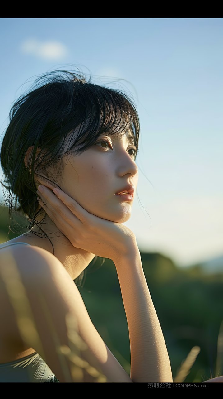 甜美模特年轻美女写真少女清纯