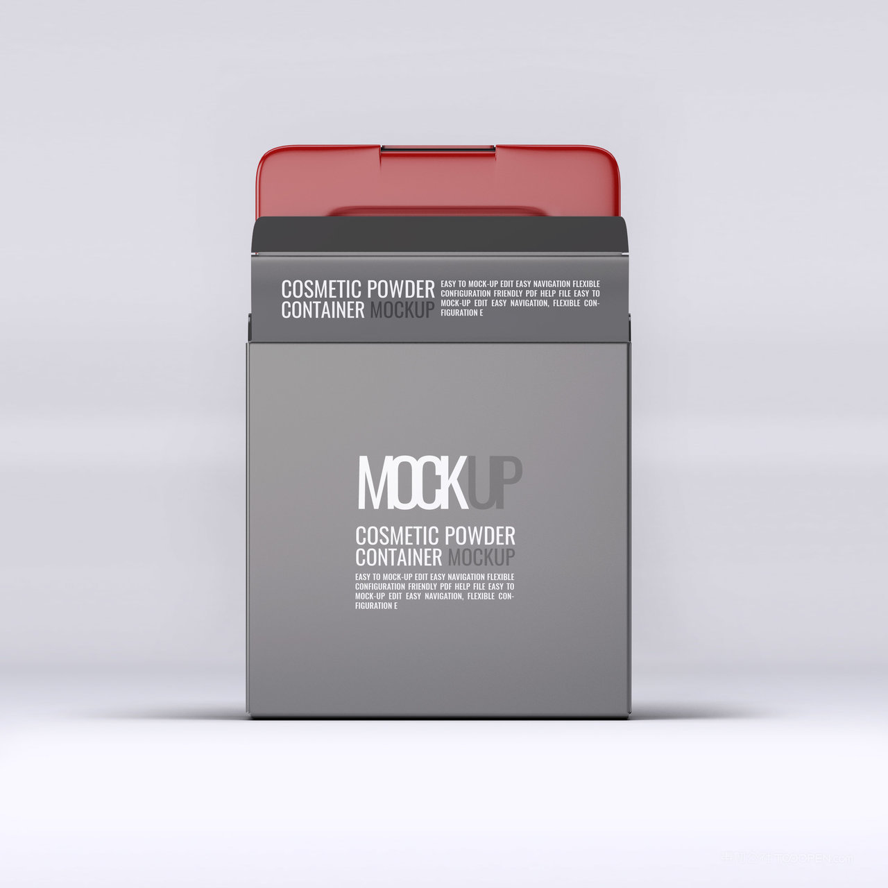 化妆品粉盒样机