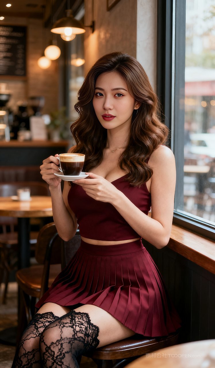 气质丝袜美腿时尚性感短裙美女