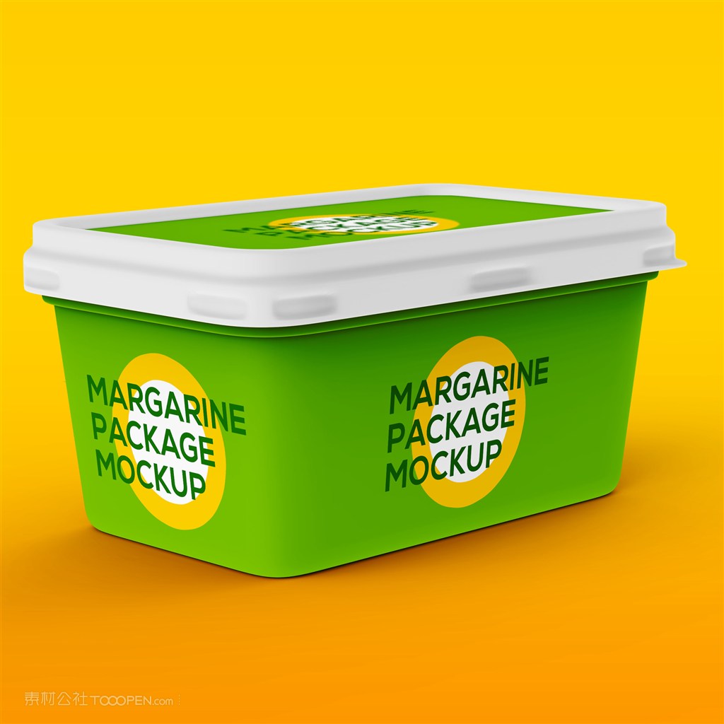 绿色冰淇淋包装样机