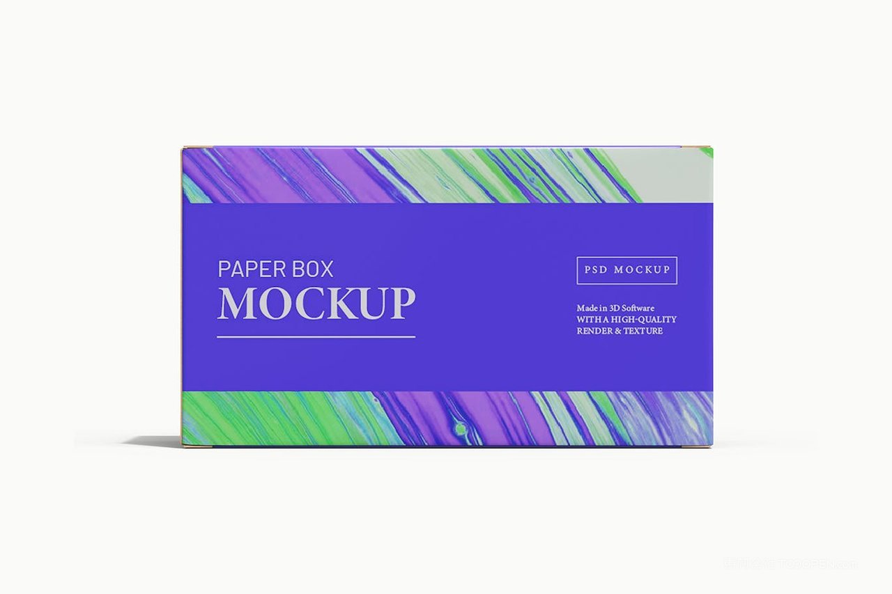 产品包装盒样机