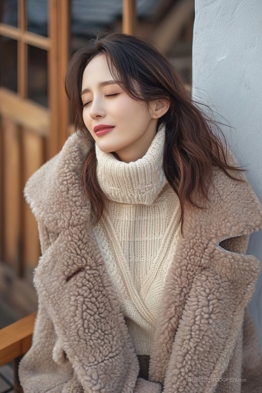 气质微笑清纯长发青年可爱高清性感摄影女性服装少女