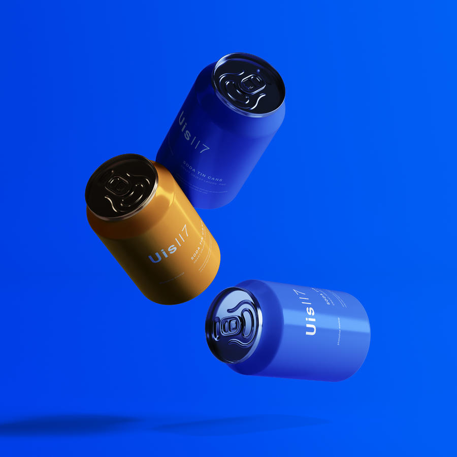 悬浮易拉罐样机