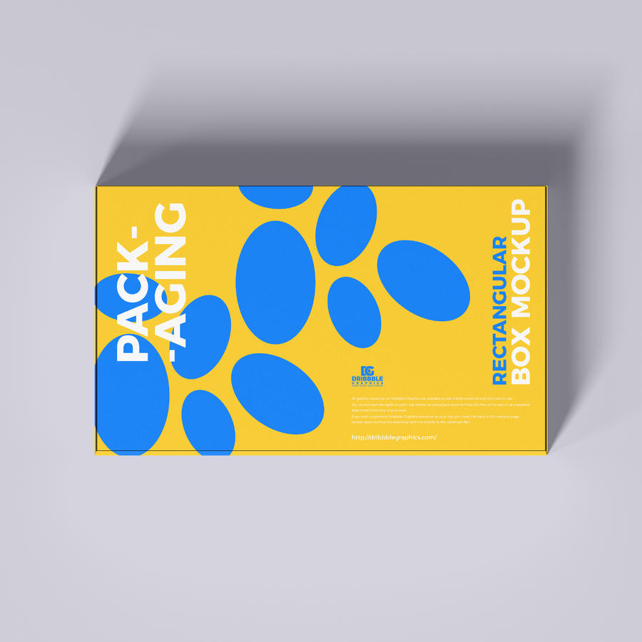 矩形包装盒样机