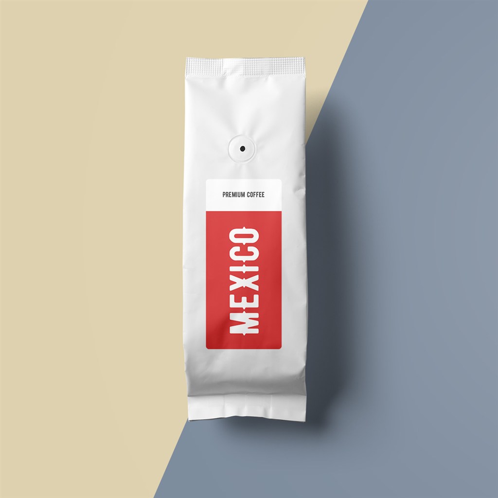 有机食品白色包装袋样机模板