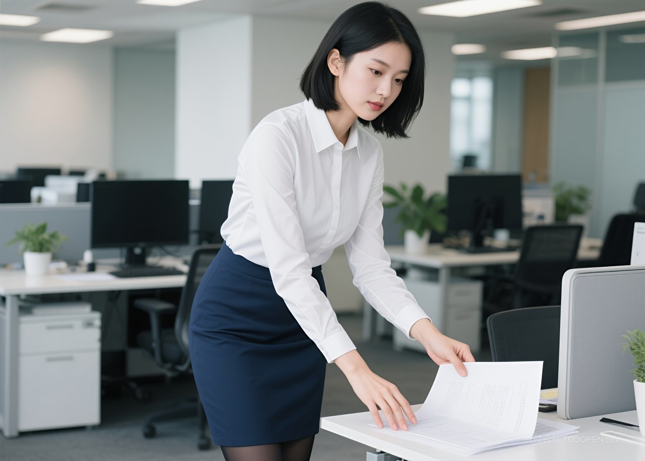 丝袜短裙性感写真职业模特女性美腿美女