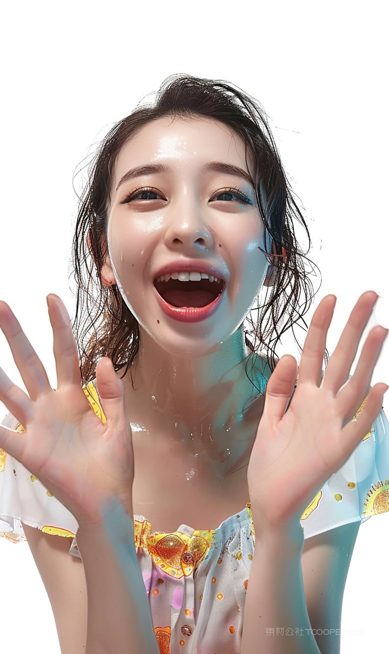 女性清纯护肤个性美白时尚青年彩妆美女